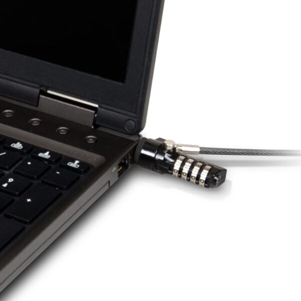 Port Connect 1.8M T-Bar Combination Cable Lock 3 Port Connect 1.8M T-Bar Combination Cable Lock
