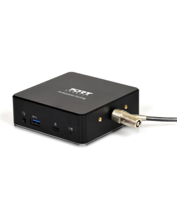 Port Usb Type-C To 1 X Rj45|2 X Usb3.1 Gen1|2 X Hdmi|1 X Type-C|1 X Usb3.1 Gen1 | Apple Charging 2.4A|1 X Aux Dock - Black