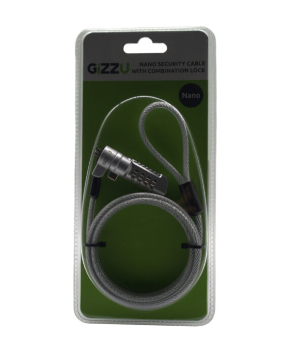 GIZZU 1.8m Nano Combination Lock Security Cable