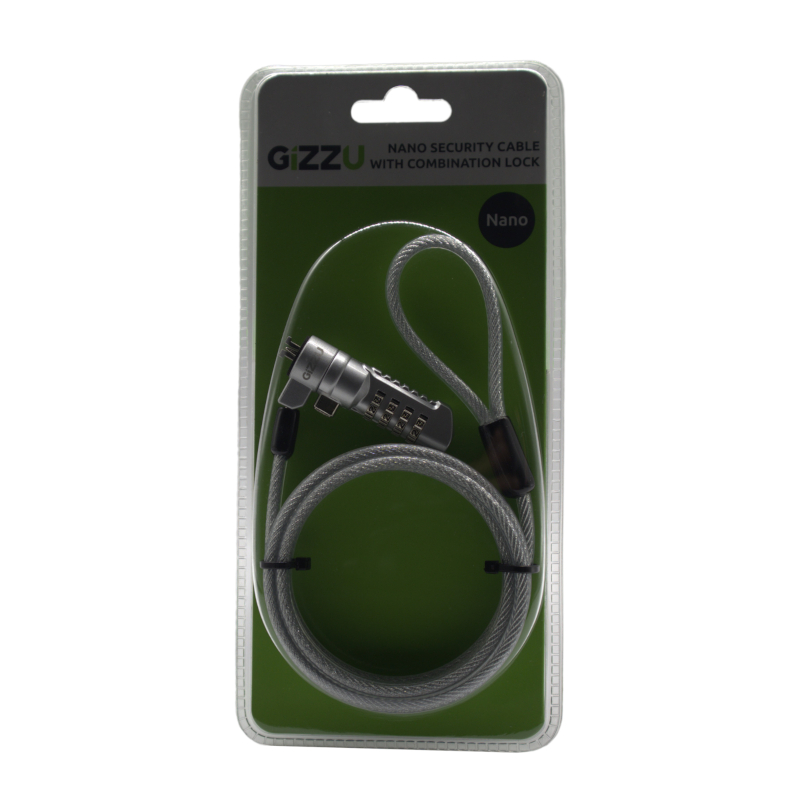 Gizzu 1.8M Nano Combination Lock Security Cable 2 Gizzu 1.8M Nano Combination Lock Security Cable