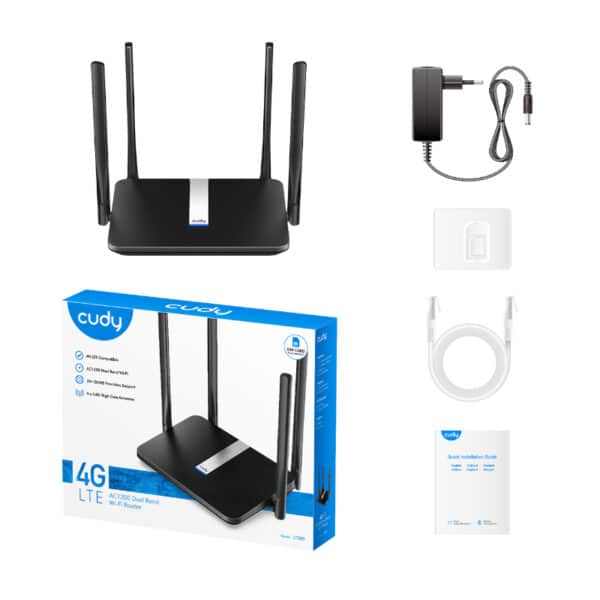 Cudy Ac1200 Wifi 4G Lte Cat4 Router 4 Lt500 Wr 01.Jpg