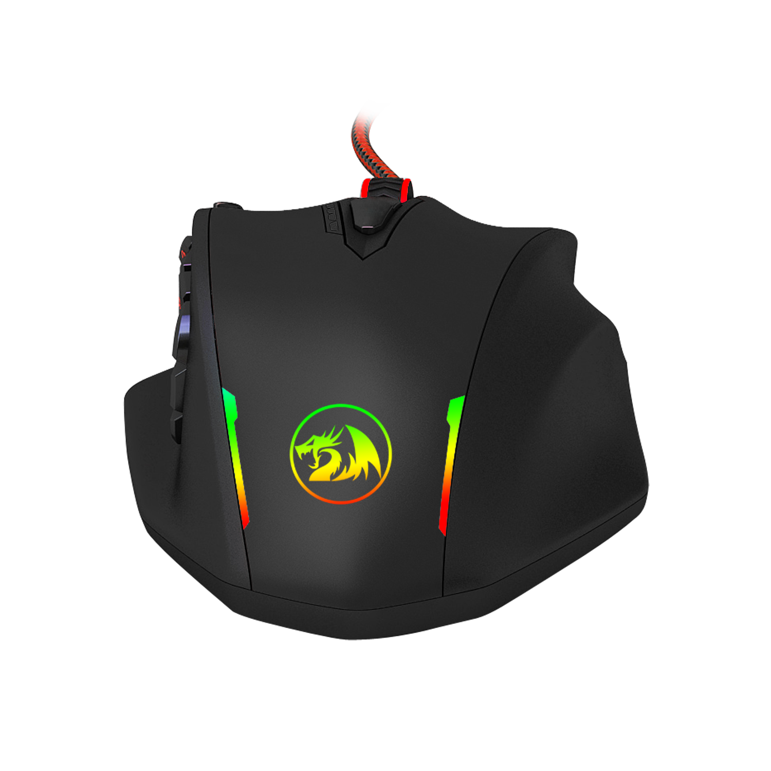 Redragon Impact 12400Dpi Mmo Gaming Mouse - Black 8 M908 8