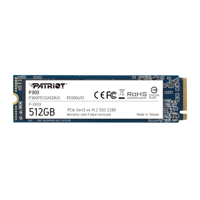 Patriot P300 512Gb M.2 Pcie Nvme Ssd 1 P300P512Gm28 Wr 01