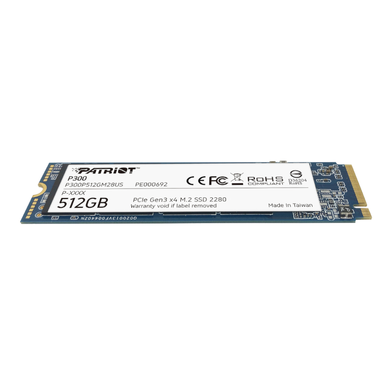 Patriot P300 512Gb M.2 Pcie Nvme Ssd 2 P300P512Gm28 Wr 02