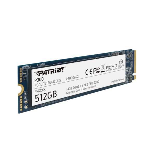 Patriot P300 512Gb M.2 Pcie Nvme Ssd 3 P300P512Gm28 Wr 03