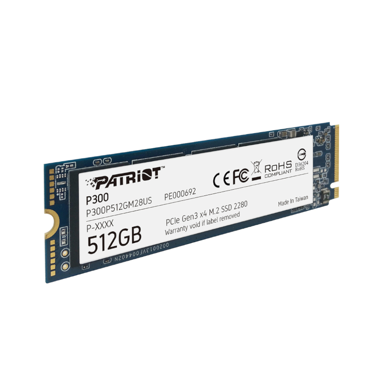 Patriot P300 512Gb M.2 Pcie Nvme Ssd 3 P300P512Gm28 Wr 03