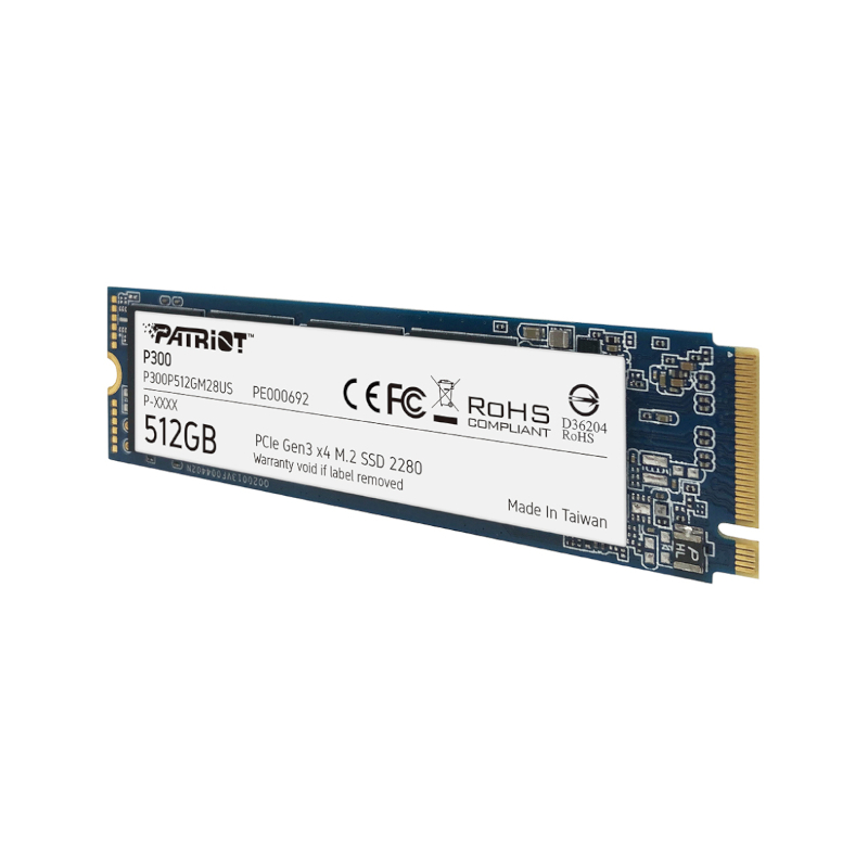 Patriot P300 512Gb M.2 Pcie Nvme Ssd 4 P300P512Gm28 Wr 01.Jpg