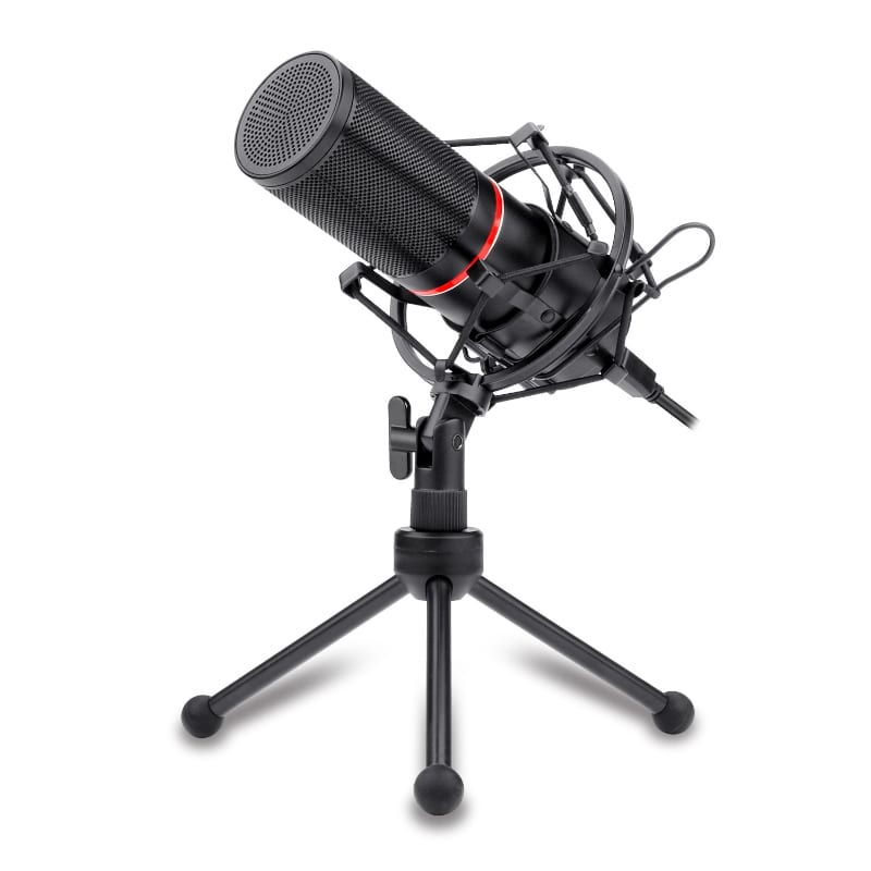 Redragon Blazar Cardioid Usb Gaming Mic And Tripod - Black 1 Rd Gm300 Wr 01
