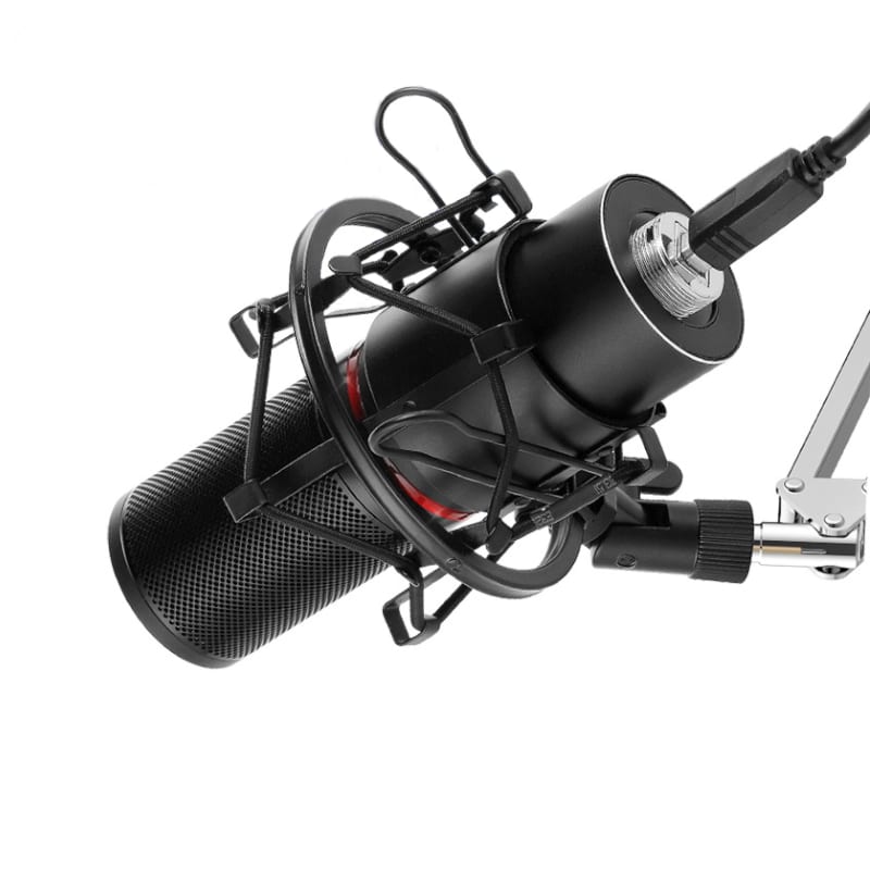 Redragon Blazar Cardioid Usb Gaming Mic And Tripod - Black 3 Rd Gm300 Wr 03