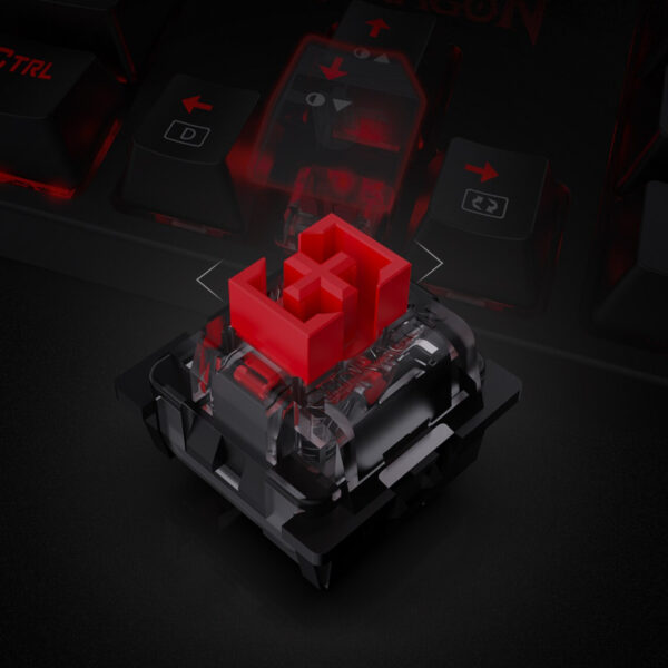 Redragon Surara Mechanical Rgb Gaming Keyboard - Black 3 Rd K582Rgb Wr 03