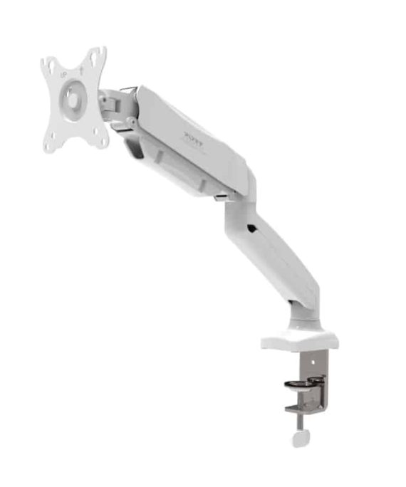 PORT Monitor Arm VESA Single Screen - White