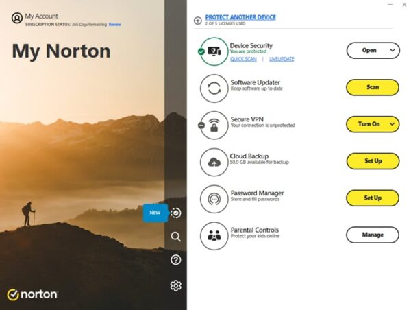 Norton 360 Premium 75Gb Af 1 User 10 Device 12 Months