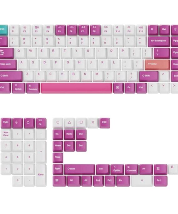 KEYCHRON FULL SET KEYCAP DE-SUB PBT UNIC