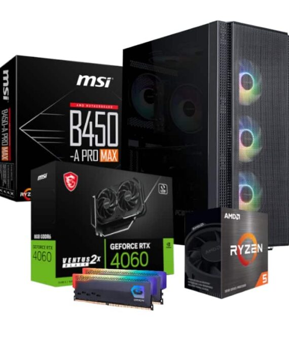 PCBuilder AMD Ryzen 5 5600X BARRICADE Windows 11 Gaming PC
