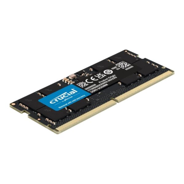 Crucial 8Gb 5600Mhz Ddr5 Sodimm Notebook Memory