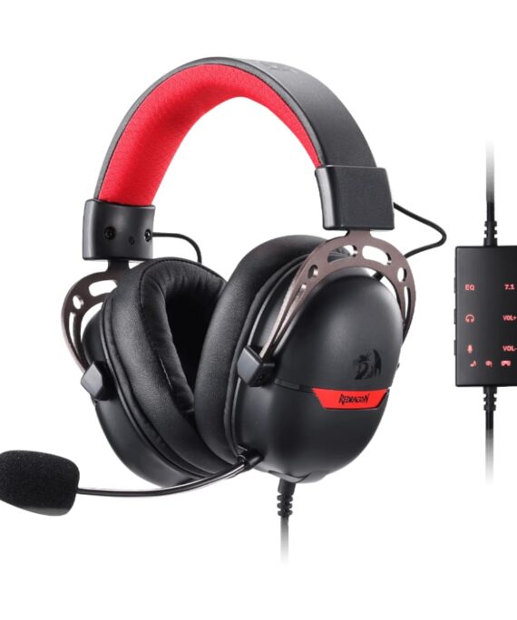REDRAGON Over-Ear AURORA Gaming Headset - Black