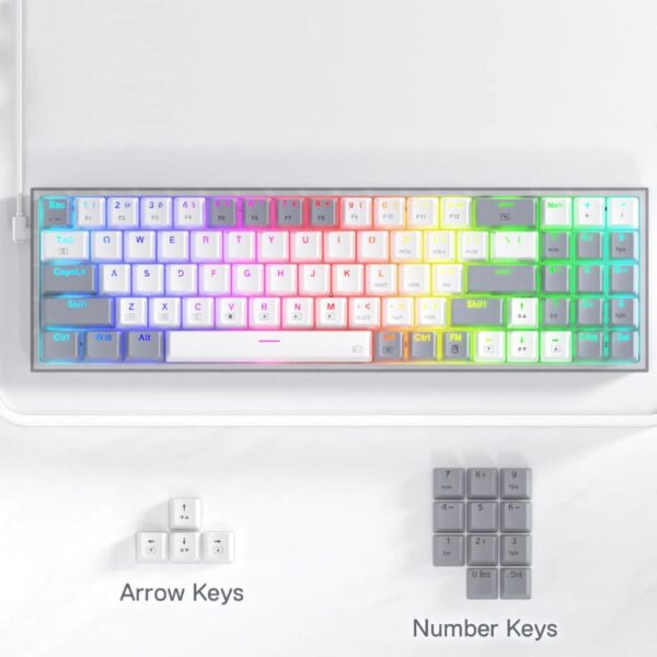 Redragon Mechanical Pollux Wired Gaming Keyboard