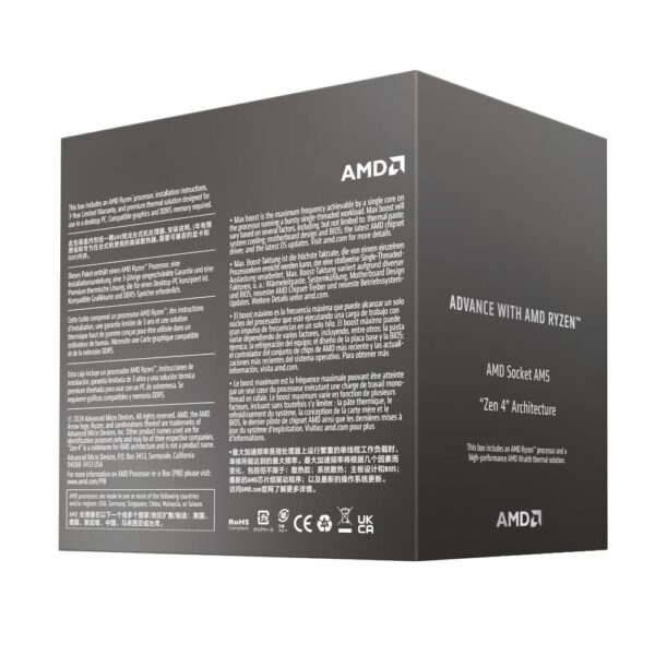 Amd Ryzen 5 8400F 6-Core 4.2Ghz Am5 Cpu