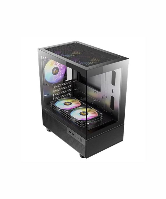 Antec CX200M Elite Micro-ATX | ITX ARGB Mini-Tower Gaming Chassis - Black