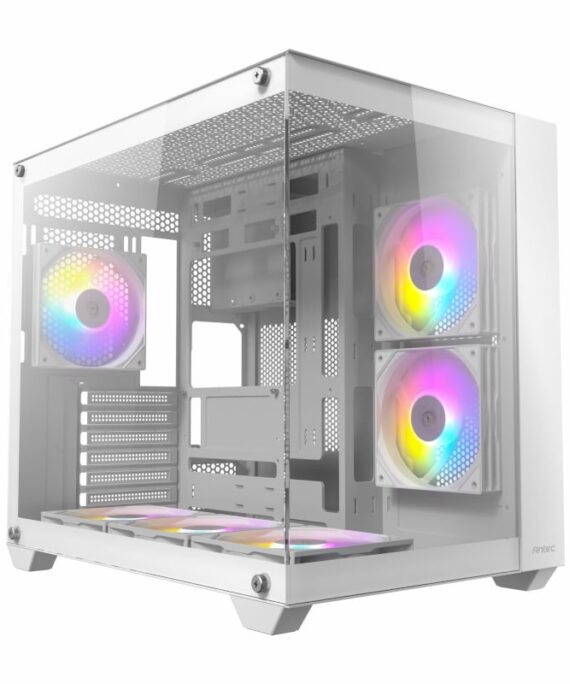 Antec CX800 Elite ATX | Micro-ATX | ITX ARGB Mid-Tower Dual Chamber Gaming Chassis - White
