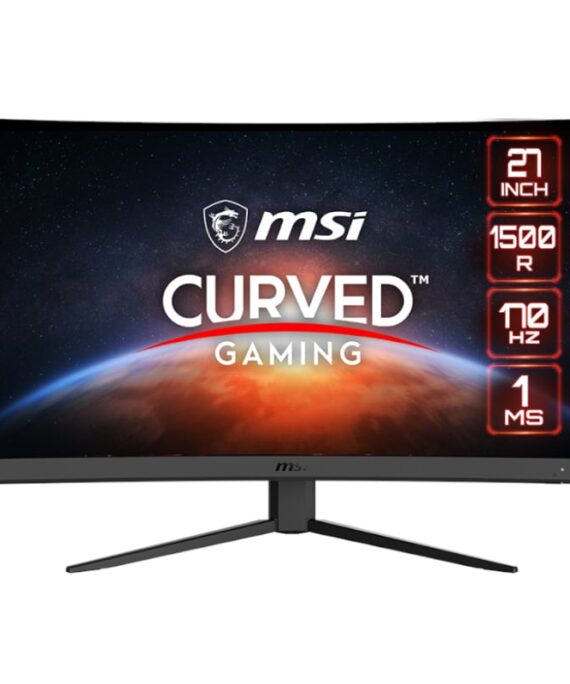 MSI Optix G27CQ4 E2 Curved Gaming Monitor 170Hz VA Anit Glare Free Sync 27" 1500R-Black