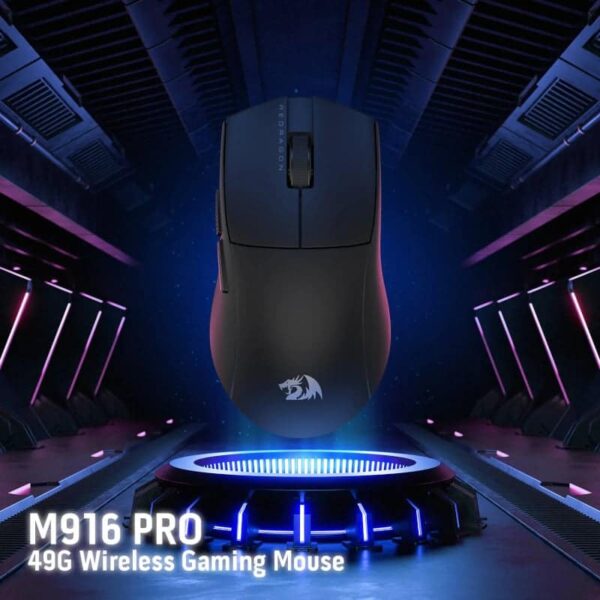 Redragon M916 Pro 4K 3-Mode Wireless Gaming Mouse - Black