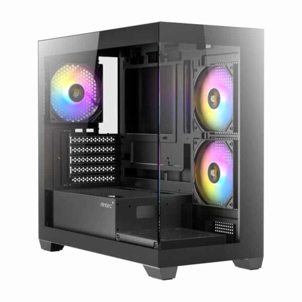 Antec Cx300M Micro-Atx | Itx Argb Mini-Tower Gaming Chassis - Black