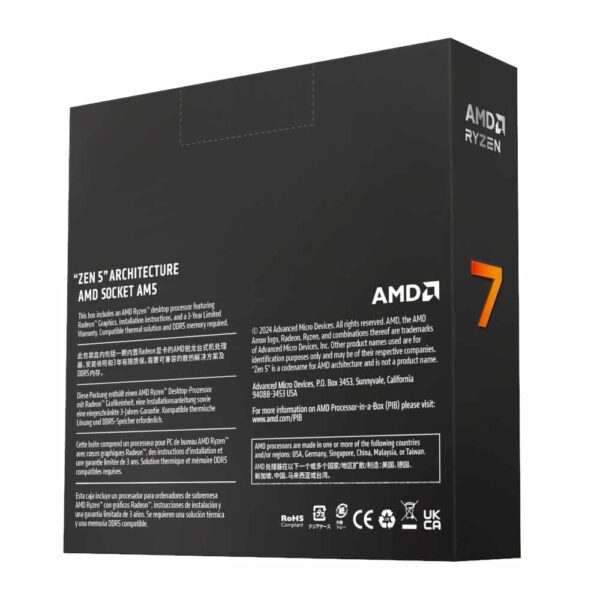 Amd Ryzen 7 9700X 8-Core 3.8Ghz Am5 Cpu
