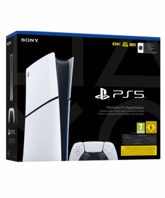 Playstation PS5 Slim Digital 1TB includes 1 Dualsense Controller White