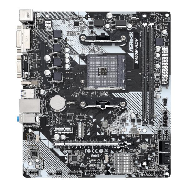 Asrock B450M-Hdv R4.0 Amd Am4 M-Atx Motherboard