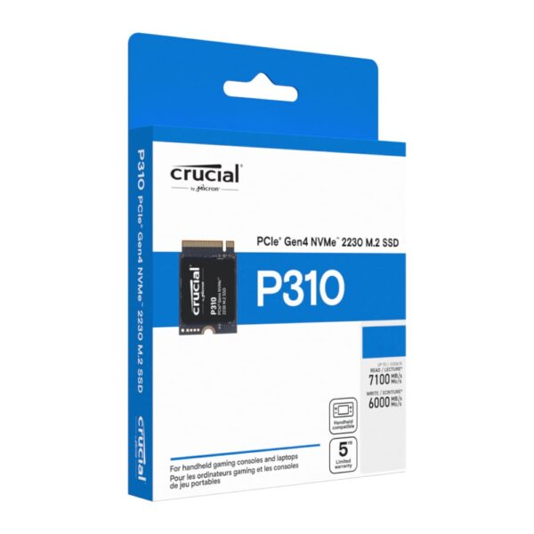 Crucial P310 1Tb Gen4 M.2 2230 Nvme 3D Nand Ssd