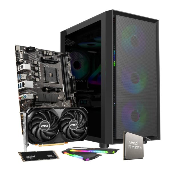 Pcbuilder Amd Ryzen 5 5500 Scout Windows 11 Gaming Pc
