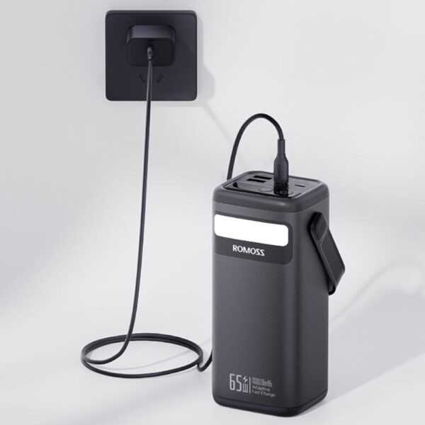 Romoss Pmt40 Ezcarry Pro 40000Mah 65W Fast Charge Power Bank - Black 5 Romoss Pmt40 Ezcarry Pro 40000Mah 65W Fast Charge Power Bank - Black