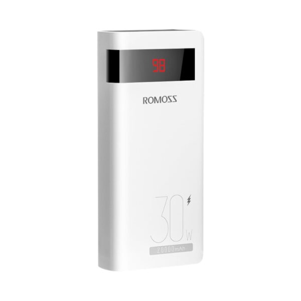 Romoss Sense 6Ps Pro 20000Mah 30W Fast Charge Power Bank - White 3 Psn20 191 1133H Wr 03.Jpg