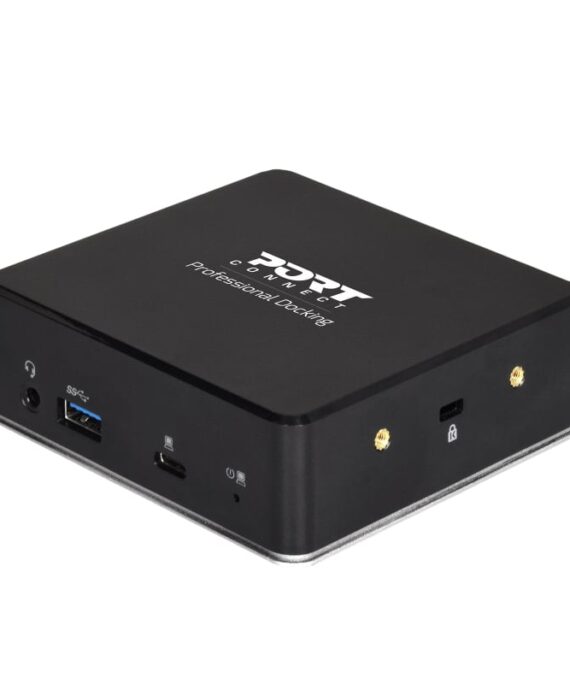 Port Usb Type-C To 1 X Rj45|2 X Usb3.1 Gen1|2 X Hdmi|1 X Type-C|1 X Usb3.1 Gen1 | Apple Charging 2.4A|1 X Aux Dock - Black