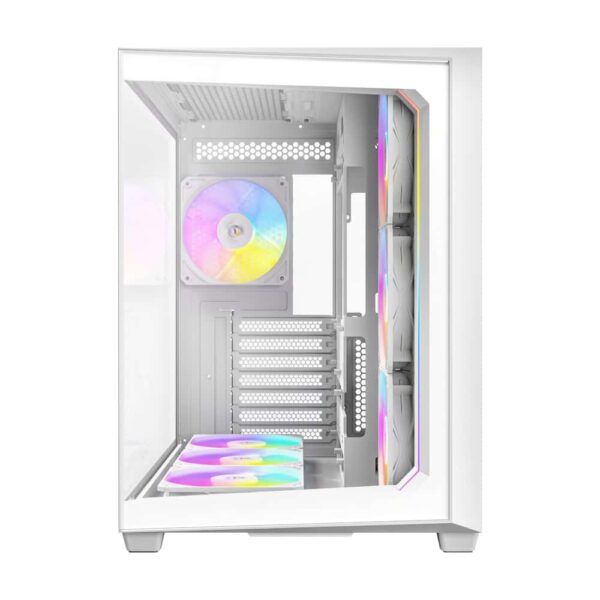 Antec C5 Argb Atx Dual Mid Tower Gaming Chassis – White