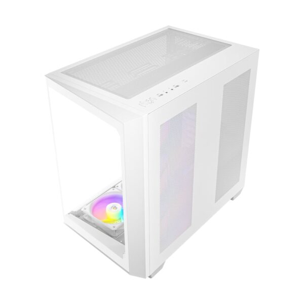 Antec C5 Argb Atx Dual Mid Tower Gaming Chassis – White