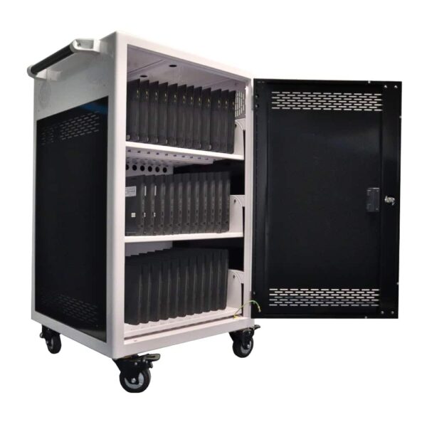 Gizzu 36 Bay Type-C Storage Charging Trolley For 15.6&Quot; Laptops