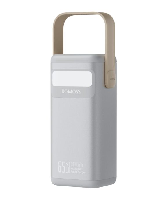 Romoss PMT40 EZCarry Pro 40000mAh 65W Fast Charge Power Bank - Silver