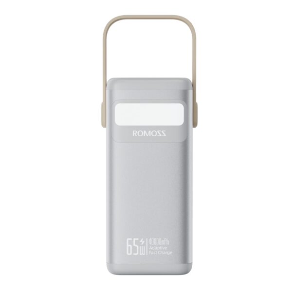 Romoss Pmt40 Ezcarry Pro 40000Mah 65W Fast Charge Power Bank - Silver