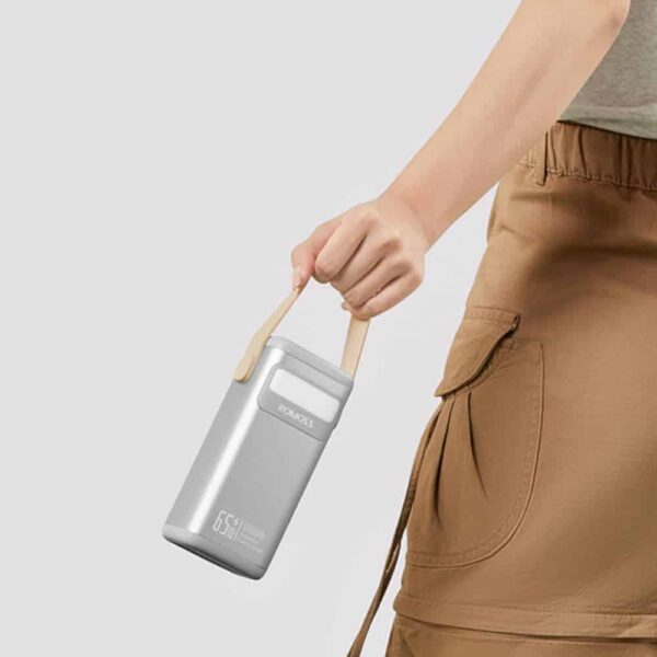 Romoss Pmt40 Ezcarry Pro 40000Mah 65W Fast Charge Power Bank - Silver
