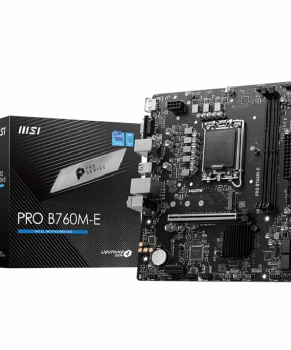 MSI B760M-E PRO DDR5 LGA1700 M-ATX Motherboard