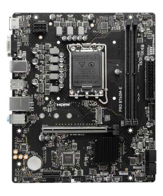 MSI B760M-E PRO DDR5 LGA1700 M-ATX Motherboard
