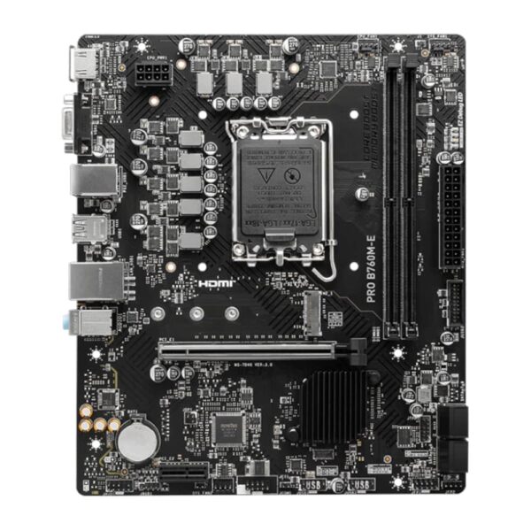 Msi B760M-E Pro Ddr5 Lga1700 M-Atx Motherboard