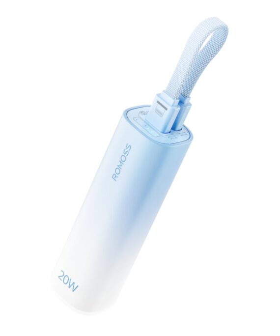 Romoss PSC05 5000mAh 20W Mini Power Bank – Blue