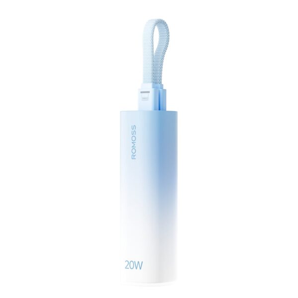 Romoss Psc05 5000Mah 20W Mini Power Bank – Blue 2 Romoss Psc05 5000Mah 20W Mini Power Bank – Blue