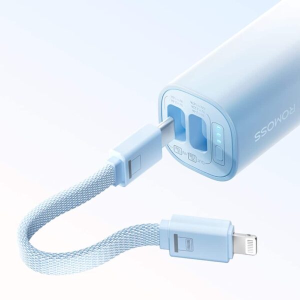 Romoss Psc05 5000Mah 20W Mini Power Bank – Blue 5 Romoss Psc05 5000Mah 20W Mini Power Bank – Blue