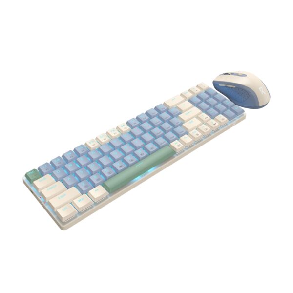 Redragon Bs8772 Wireless Keyboard And Mouse Combo - Cream/Blue 2 Rd Bs 8772Cb Wr 02.Jpg