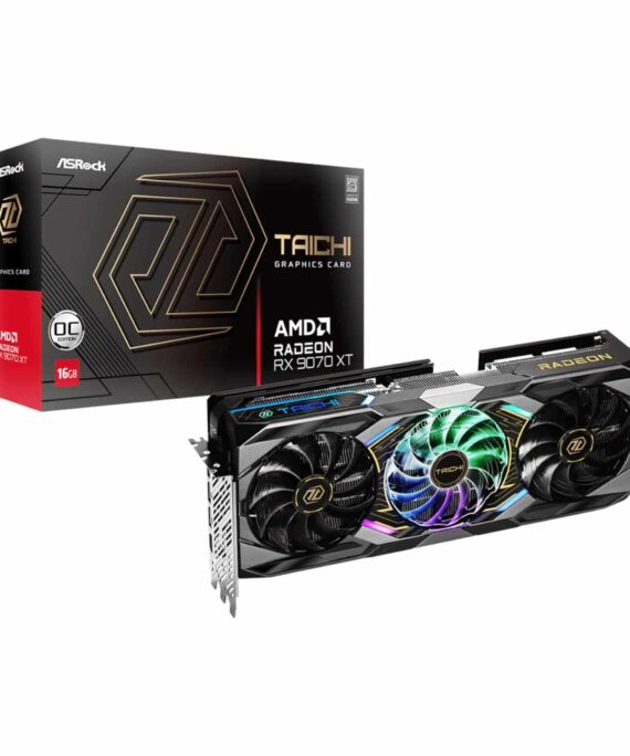 ASRock Radeon RX9070 XT Taichi 16G OC Graphics Card