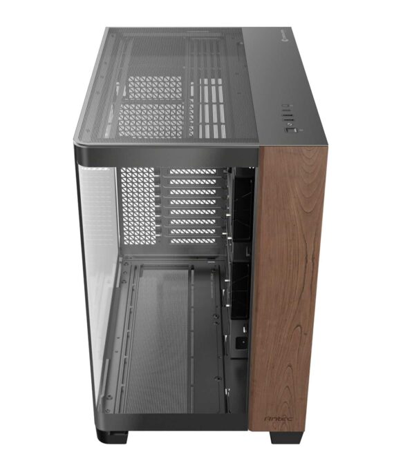 Antec C8 Curved Wood E-ATX | ATX | Micro-ATX | ITX Dual Chamber Gaming Chassis - Black